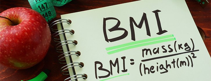 Bild von Formel zur BMI Berechnung